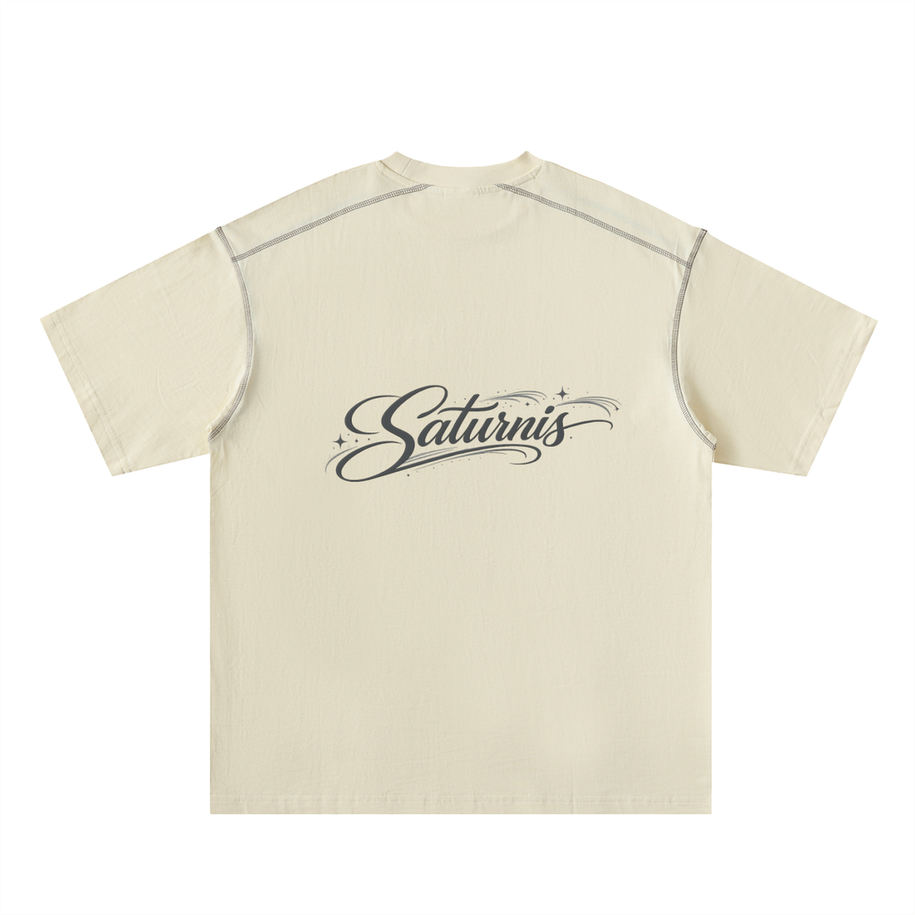 oversized signature cotton tee
