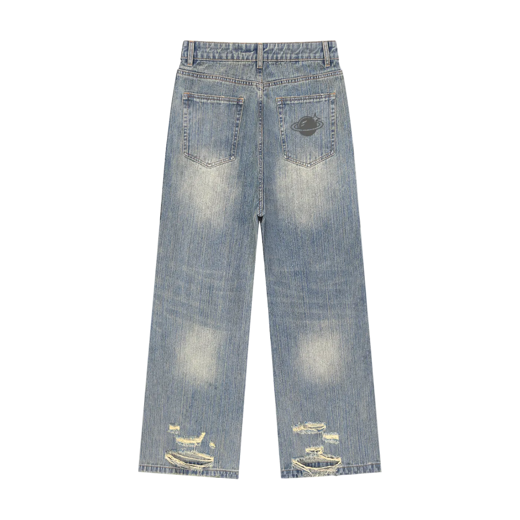 saturnis signature denim wash jeans