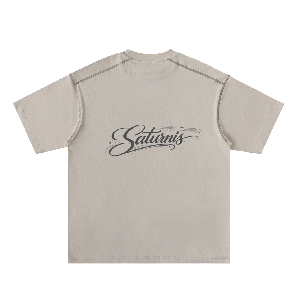 oversized signature cotton tee