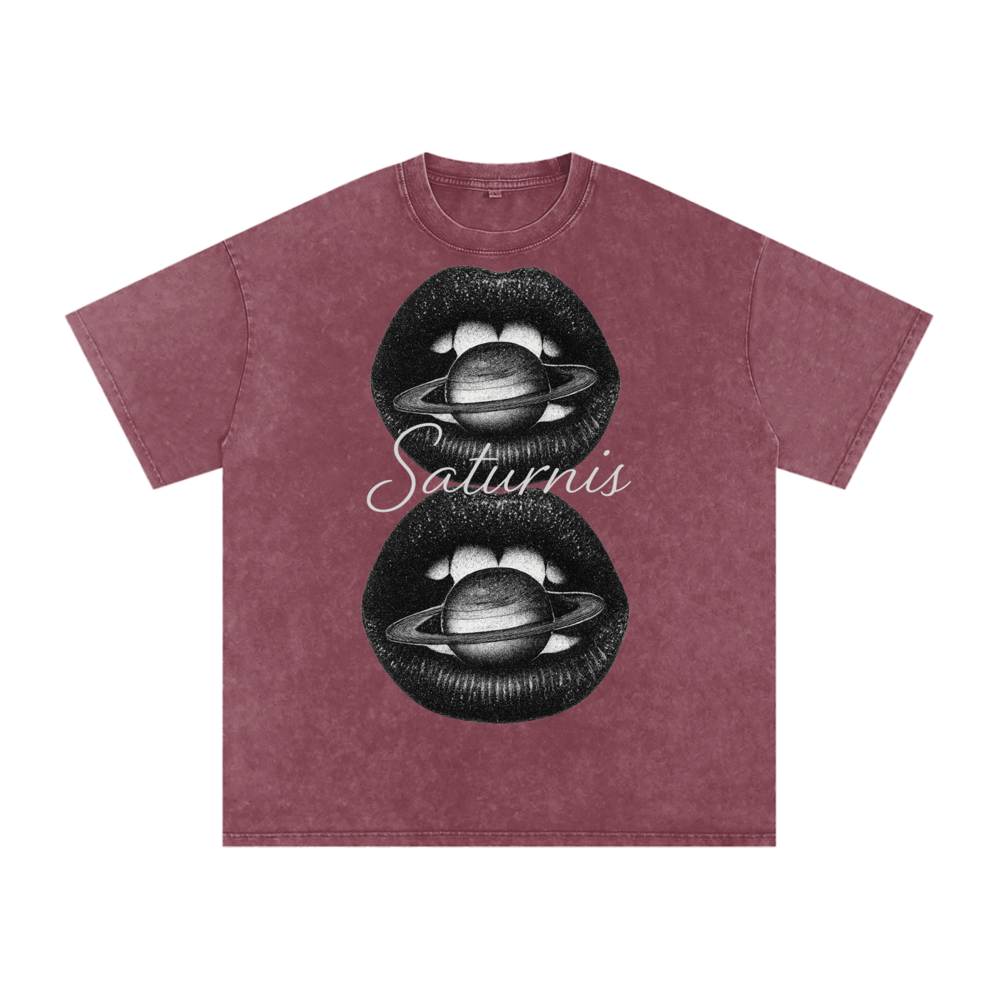 saturn lips tee