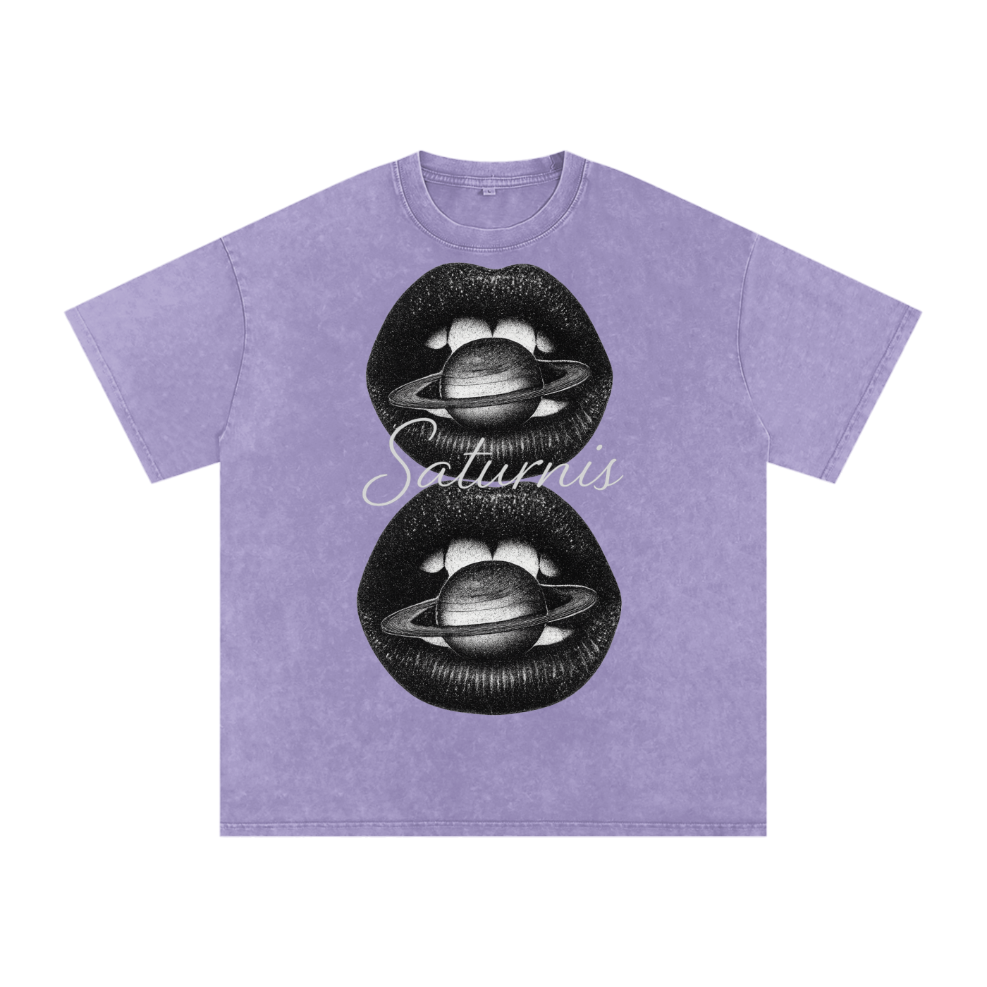 saturn lips tee