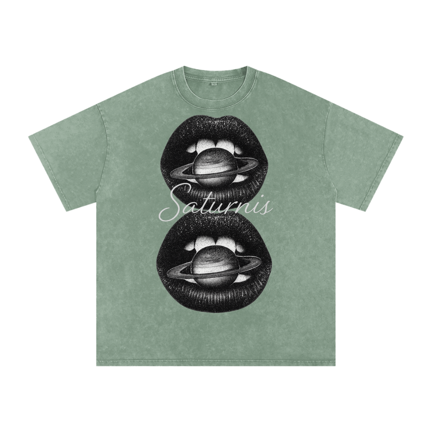 saturn lips tee