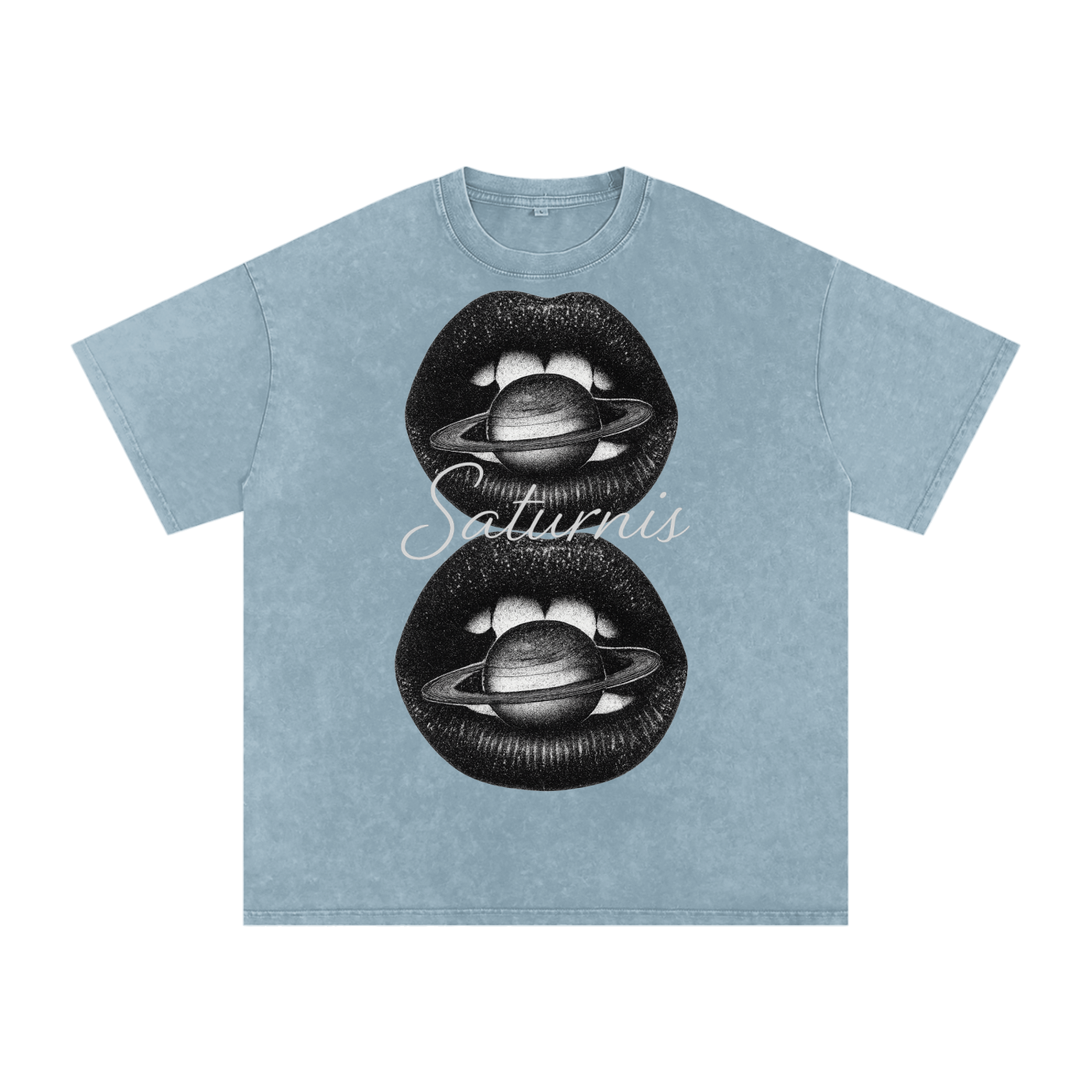 saturn lips tee