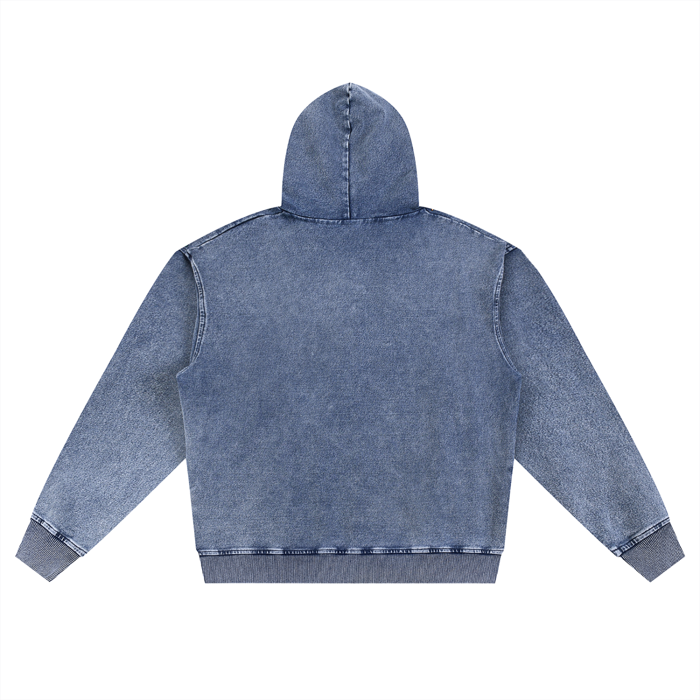 snow wash '17 oversized zip up hoodie