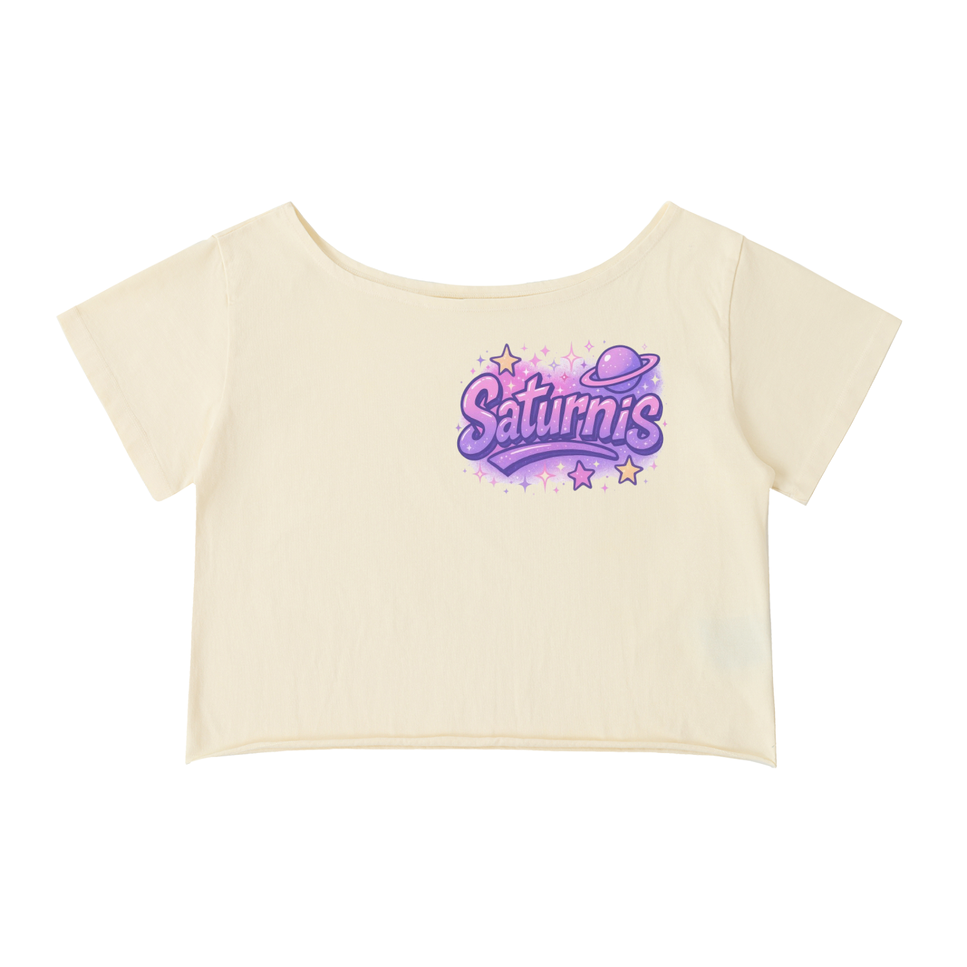 Cosmic Candy Saturnis OTS (Off-Shoulder) Tee