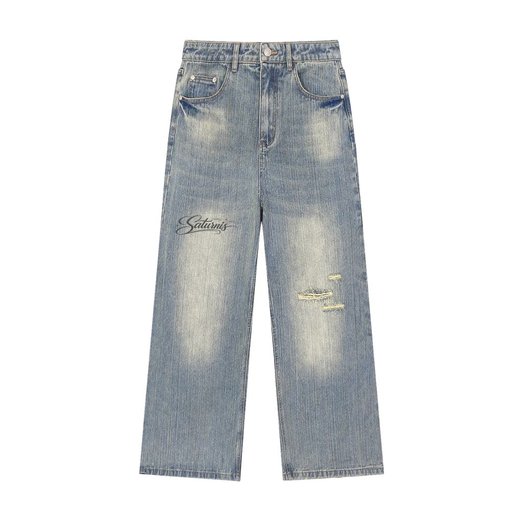 saturnis signature denim wash jeans